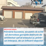 De ce garajele arhitectului șef Ioan Lungu stau în picioare, în timp ce restul sucevenilor li se dărâmă garajele în masă?